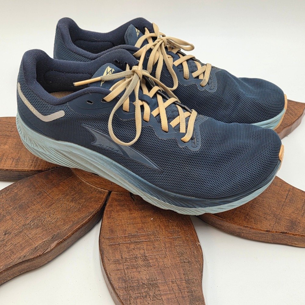 Altra Womens 9 Rivera 3 Running Shoes Navy Blue AL0A7R7N445